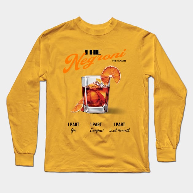 The Classic Negroni Long Sleeve T-Shirt by Teessential